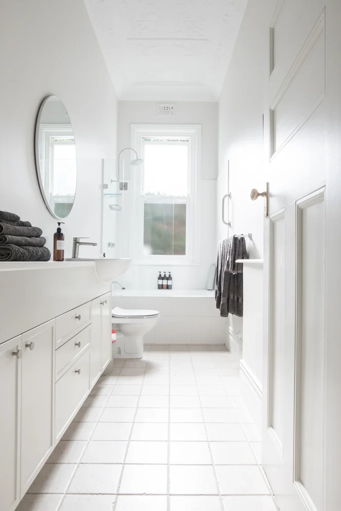 Stylish narrow bathroom fitters Lytham St. Annes